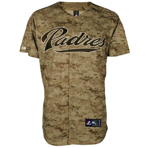 San Diego Padres Majestic Alternate Digital Camo Replica Jersey
