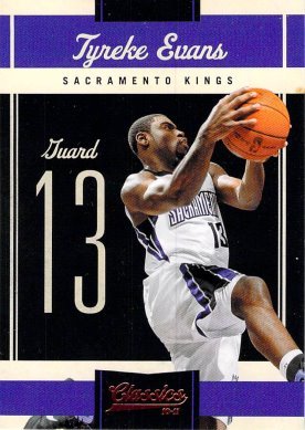 2010-11 Panini Classics Tyreke Evans Sacramento Kings #30 Basketball Card