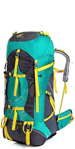 Modovo Waterproof Ultralight Internal Frame Backpack TCS Bearing System for Camping Hiking Mountaineering 75L