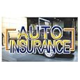 Advertising Plane - bb793 - Auto Insurance Car - 90x52,5 cm'