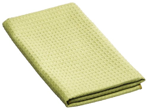 Mystic Maid G721BT-G 29-1/2-by-17-3/4-inch Microfiber Diamond-Weave Professional Bar Towel, Apple Green