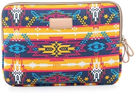 Canvas Bohemian Style Indian Style 11-11.6 Inch Laptop / Notebook Computer / MacBook/ MacBook Air / Microsoft Surface 2 / surface RT / Surface PRO / Suface Pro 2 Sleeve Case Bag Cover Pouch