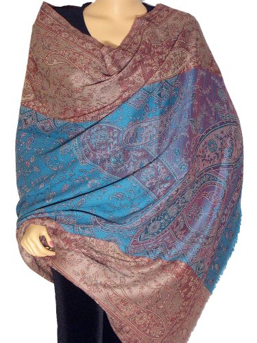 Vogue Evening Dress Shawl Kani India Unique Stylish Luxury Warm Wrap Throw online