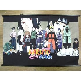 Naruto: Shippuden Kids Group WIDE 95x60cm Wallscroll