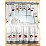 Cheers Chef Insert Valance Kitchen Curtains