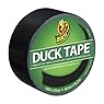 Duck Brand 1265013 Color Duct Tape, Black, 1.88-Inch by 20 Yards, Single Roll