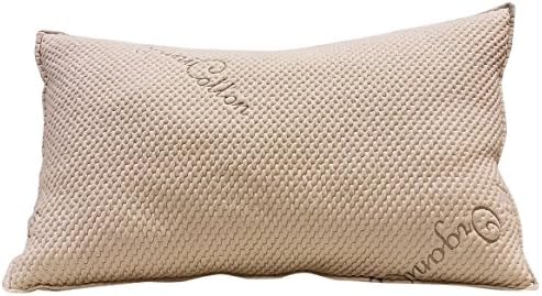 Comfort Control Shredded Gel Memory Foam Pillow with Organic Cover, Queen
