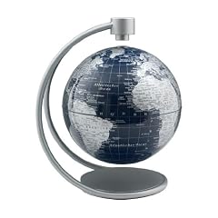 Magnet-Schwebeglobus (20 cm) (Silbermetallic)