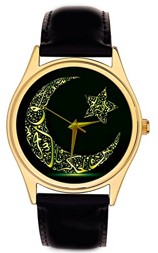 Islamic Calligraphy, Ramadan Kareem, Id Moon, Wrist Watch. الخط العربي الإسلامي، رمضان كريم وعيد القمر، المعصم ووتش