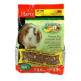 Hartz Bonanza Guinea Pig Gourmet Diet 2 Pound Supply