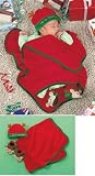 Baby's 1st Christmas Reindeer Blanket, Cap & Booties Set