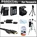 Essential Accessories Kit For Panasonic Lumix DMC-GX1 Digital Camera Includes Extended Replacement (1200 maH) DMW-BLD10 Battery + AC/DC Travel Charger + Mini HDMI Cable + USB 2.0 Card Reader + Deluxe Case + 50