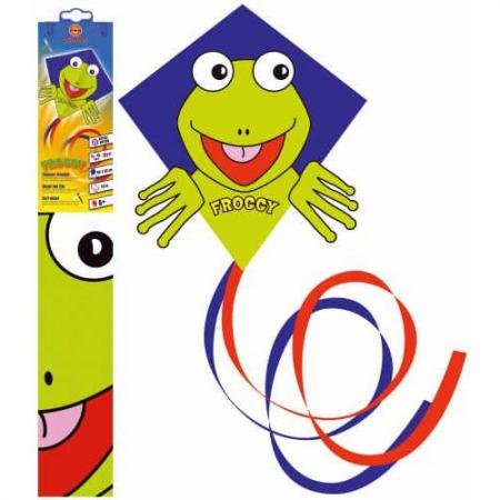 Imagen 2 de Paul Günther 1167 - Cometa con diseño de rana (65 x 63 cm) [importado de Alemania]