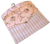 Kitchen & Housewares : Wonderful French Shabby Chic 'Peg Bag' with Roses and Stripes Design.  Would make a lovely Gift!