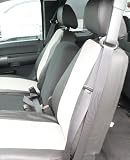 Exact Seat Covers, C1127 L8/V7, 2007-2010 Chevy Silverado, Avalanche and GMC Sierra LT 40/20/40 Custom Seat Covers, 2 Tone Dark Gray Leatherette with Mid Gray Velour Inserts