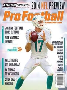 2014 Athlon Sports NFL Pro Football Magazine Preview- Miami Dolphins Cover