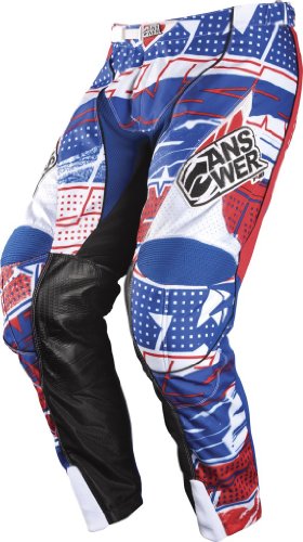 ANSWER ALPHA F-10 MX MOTOCROSS DIRT PANT BLUE 