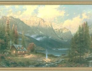 Thomas Kinkade Cabin Border - Wallpaper Borders - Amazon.com