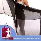 BellyLady Stunning Handmade Chiffon Belly Dance Veil, For Practice