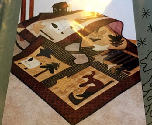 Down On The Farm Christmas Tree Skirt &amp; Table Runner Quilt Pattern