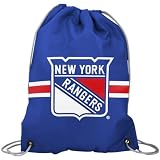 New York Rangers Royal Blue Team Logo Drawstring Backpack