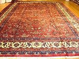 12x18 Hand Knotted Meshad/Mashad Persian Rug - 18'9x12'1