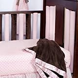 Baby Basics Wonder Bumpers in Pink and Chocolate (24 Pack)