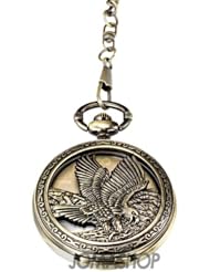 FMD Copper-Tone Dial Brass Pocket Watch ZRT15023F9