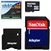 SanDisk 8GB micro Secure Digital High Capacity (microSD HC) Card (8 GB micro SD HC Karte) + ELEKTROWA-SOFTWARE + miniSD / SD Adapter (3in1)