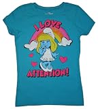 The Smurfs Smurfette I Love Attention Shirt for Girls