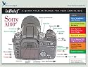 Sony A100 inBrief Laminated Camera Reference Card