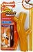 Nylabone Romp 'N Chomp regular Chicken Flavored Rubber Stick Bone Dog Treat and Chew Toy