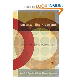 Understanding Arguments - Robert J. Fogelin 