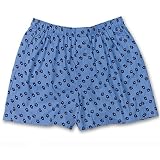 Paw Print Cotton Boxer Shorts for Men