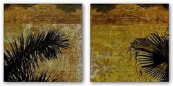 Palma I-II Set by Ivan Reyes 12"x36" Art Print Poster Latin