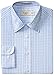 Haggar Men's Check Poplin Long-Sleeve Regular-Fit Point-Collar Shirt