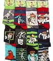 12 Pairs Ben 10 Boys socks various sizes available
