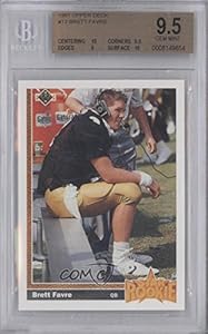 Brett Favre BGS GRADED 9.5 Atlanta Falcons (Football Card) 1991 Upper Deck #13