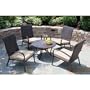 Terazza 35.5 Inch Round Granite Top Lounge Set With Cushion
