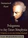 Prolegomena to Any Future Metaphysics (mobi)