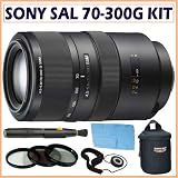 Sony 70-300MM F4.5-5.6 G Ssm Alpha Camera Lens + Accessory Kit