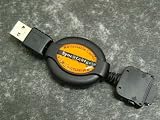 E028 Retractable USB cable for Mitac Mio 168/Mio 169/Mio 180/Mio 268/Mio 269/Mio 336/Mio 338/Mio 339/Mio 558