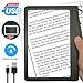[Rechargeable] 3X Large Ultra Bright LED Page Magnifier with 12 Anti-Glare Dimmable LEDs (More Evenly Lit Viewing Area & Relieve Eye Strain)-Ideal for Reading Small Prints & Low Vision