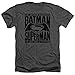 Batman Vs Superman Title Fight Mens Heather Shirt