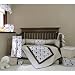 Cocoa Dots 4-Piece Baby Crib Bedding Set