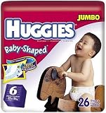 Huggies Diapers, Size 6, Over 35 lbs, Jumbo Pack, 26 diapers