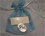 Mesh Bag with Metal Angel Charm