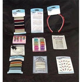 Assorted Hair Accessory Set - 10 Pcs
