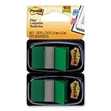 UPC 021200690921 product image for Post-it Flags, Green, 1-Inch Wide, 50/Dispenser, 2-Dispensers/Pack | upcitemdb.com