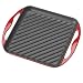 Le Creuset Enameled Cast-Iron 9-1/2-Inch Square Skinny Grill Pan, Cherry